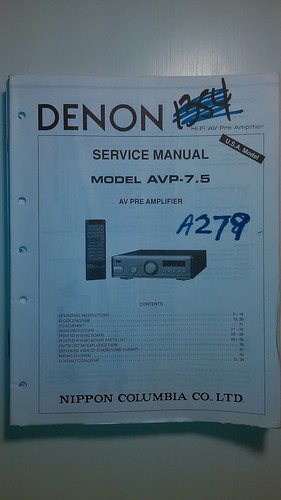 Denon avp manuale - denon, di