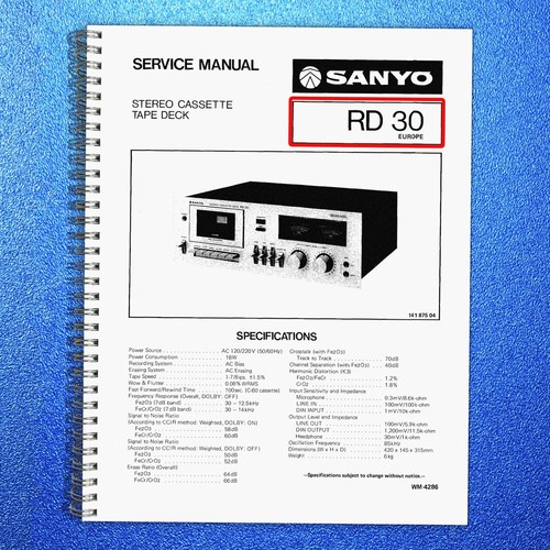 Sanyo stereo cassette - stereo,