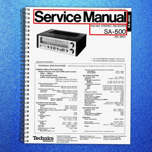 Technics panasonic 500 - technics,
