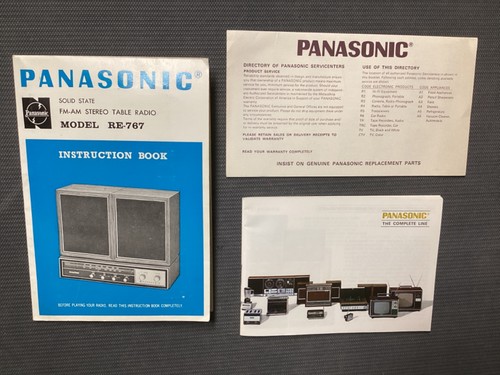 Panasonic 767 stereo - re-767,