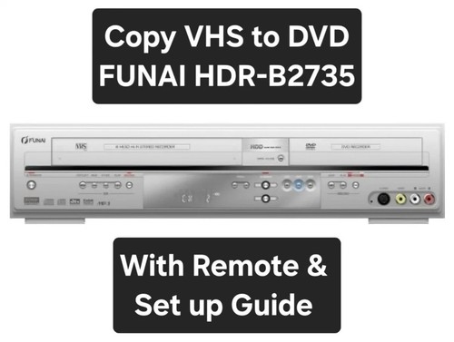 Funai hdrb2735 vhs - hdrb2735,