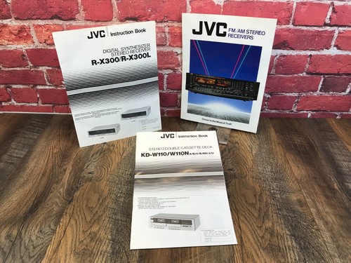 Set libri istruzioni jvc - set,