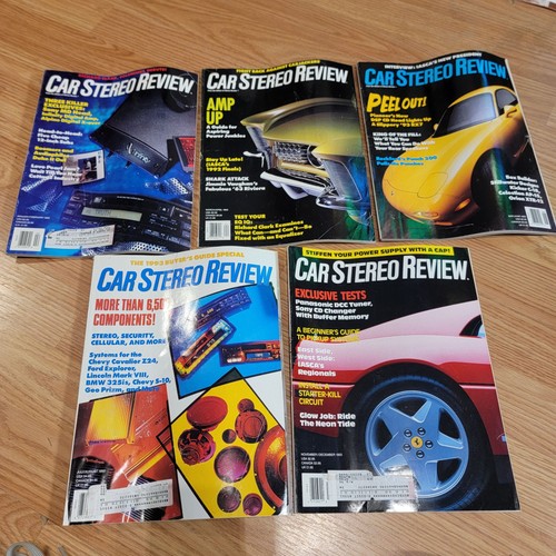 Car stereo review magazine lot - stereo,