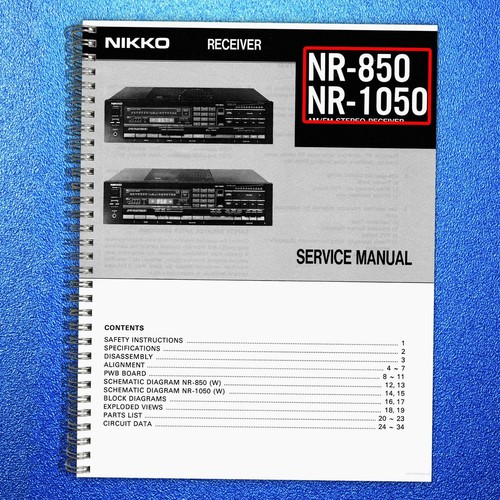 Nikko 850 1050 am fm - nr-850, nr-1050