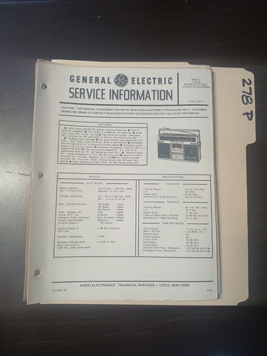 5252c manuale di servizio - ge,